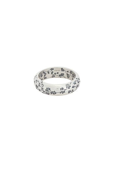 Serge de Nimes Blossom Ring in Silver