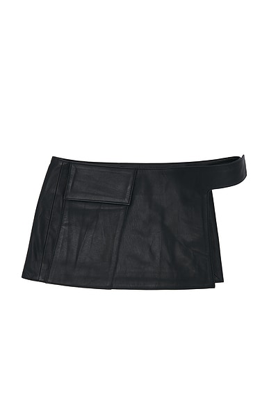 St. Agni Utility Skirt Belt in Black