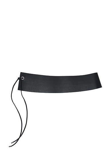 St. Agni Asymmetric Belt in Black
