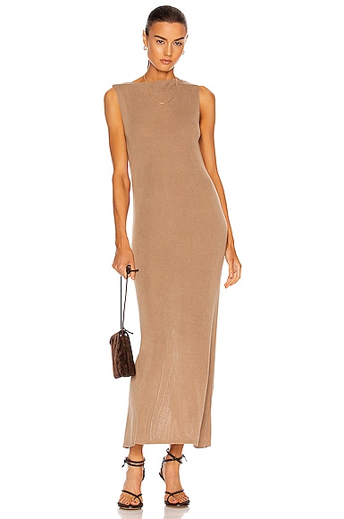 vas pleat knit dress St. Agni in Oak Oxford shop