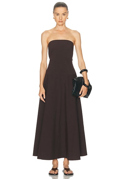 Strapless Rouleau Dress