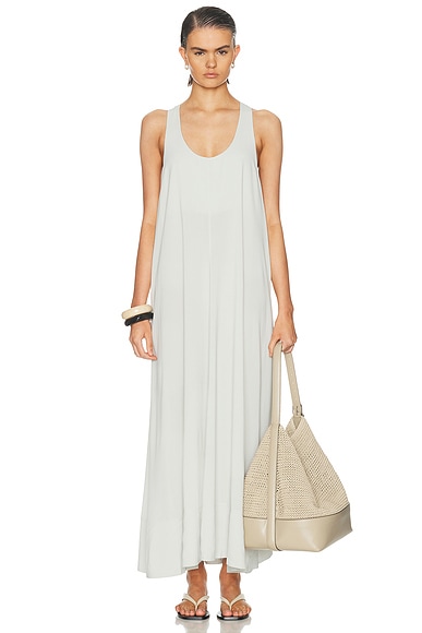 St. Agni Fluid Tank Dress in Silver