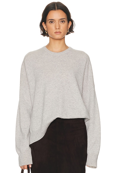 St. Agni Cashmere Sweater in Grey Marle