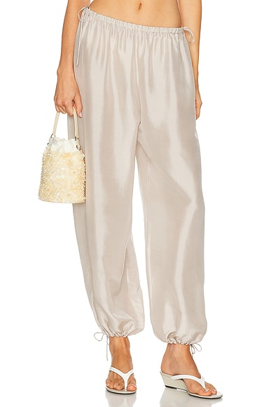Silk Adjustable Balloon Pant