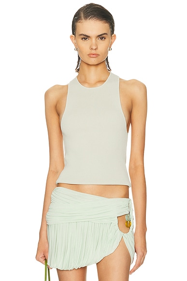 Sculpted Knit Tank Top