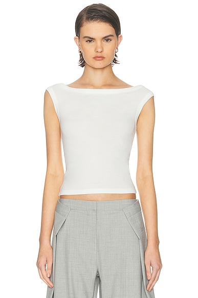 Organic Cotton Off Shoulder Top