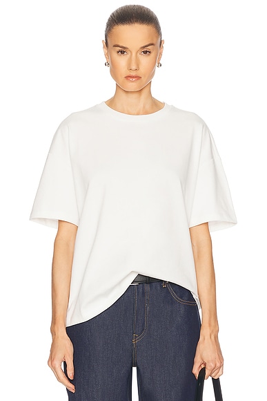 Acne Studios T Shirt in Optic White | FWRD Acne Studios T Shirt in Optic White | FWRD