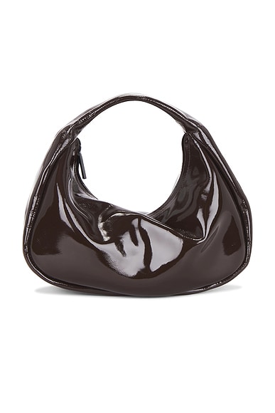 St. Agni Mini Bon Bon Bag in Patent Fudge