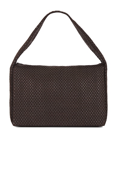 St. Agni Lattice Everyday Satchel Bag in Coffee