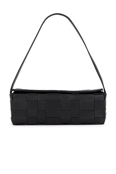 St. Agni Woven East West Bag in Black
