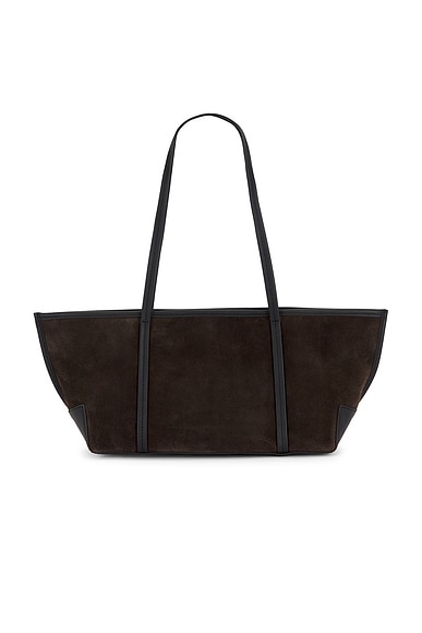 St. Agni Slim Bateau Tote Bag in Coffee