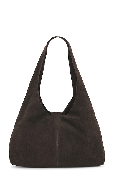 St. Agni Suede Soft Bag in Coffee