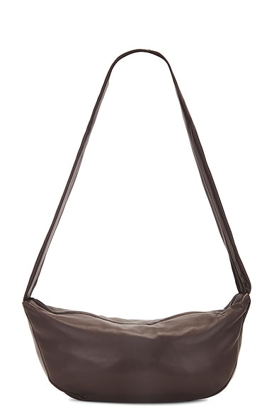 St. Agni Soft Crescent Bag in Chocolate