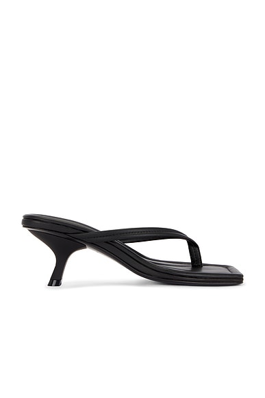 St. Agni Thong Detail Heel in Black