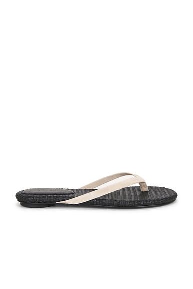 Suede Woven Flip Flop