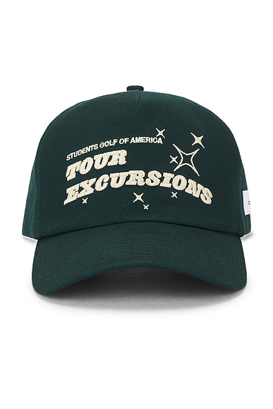 Students Golf Tour Excursions Snap Back Hat in Pine