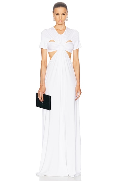 Ellery Crayon Dress in Ivory FWRD