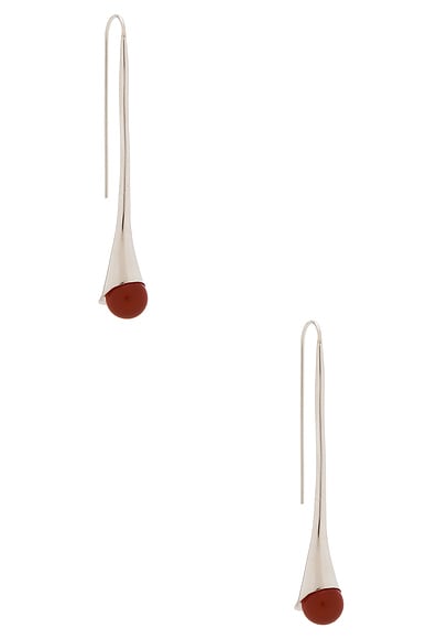 SOPHIE BUHAI Vienna Earrings in Sterling Silver & Carnelian