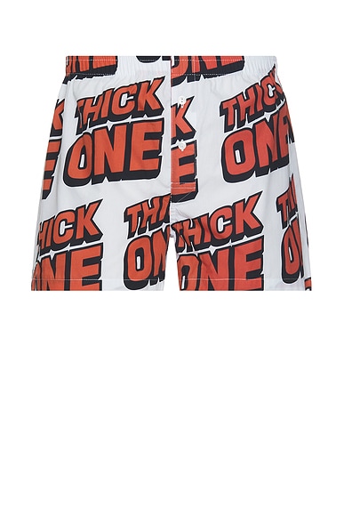 Thick One Allover Print Boxer Shorts