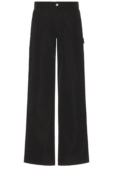 Sky High Farm Workwear Nylon Carpenter Pants in Black
