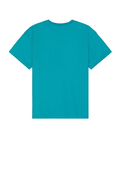 Sky High Farm Workwear Sky High Farm Man T-shirt Turquoise Size Xl Organic Cotton In Teal