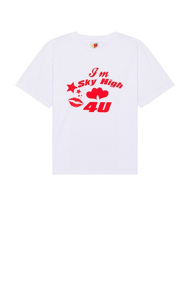 Sky High Farm Workwear Sky High 4 U T Shirt in White | FWRD