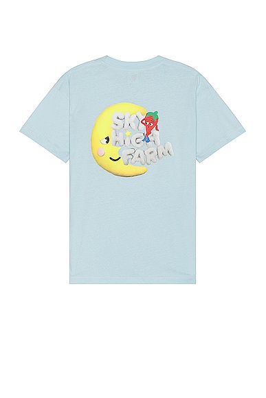 Sky High Farm Workwear Unisex Perennial Shana Graphic T-shirt Knit In Blue
