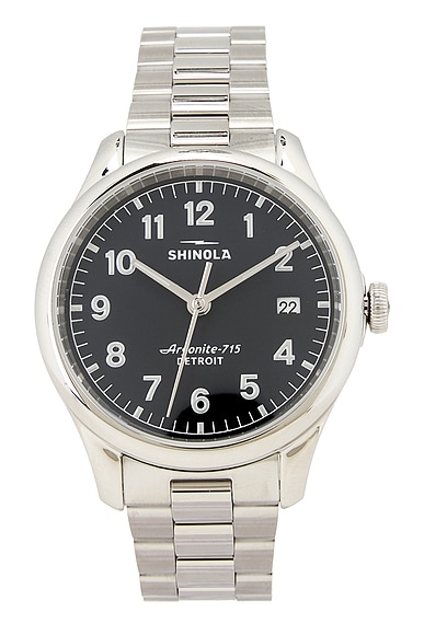Shinola Vinton 38mm Watch in Midnight Blue