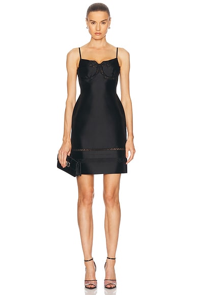 Double Bodice Bow Sling Dress