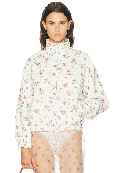 Tucked Seam Oversized Track Jacket