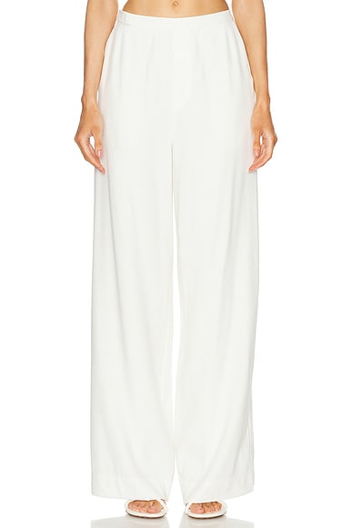 SIR. Dorian Wide Leg Pant in Ivory