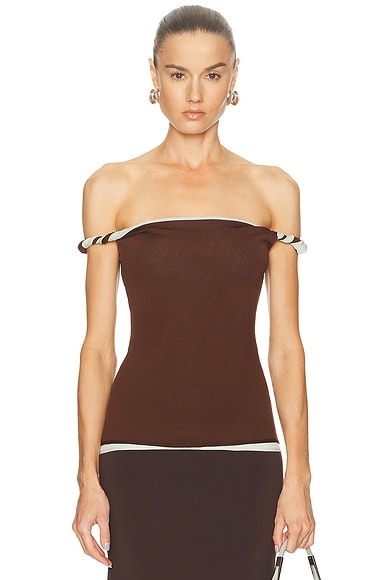 Elia Off Shoulder Twist Top