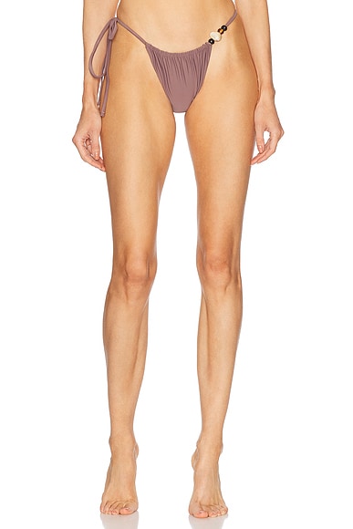 Jeanne Beaded String Bikini Bottom
