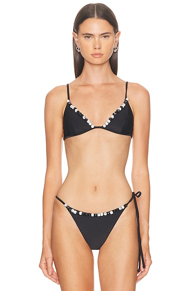 Baci Beaded String Bikini Top