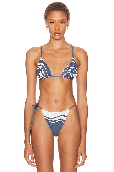 Lilou String Triangle Bikini Top