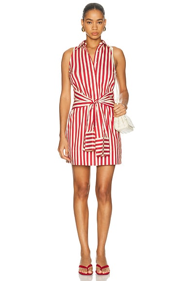 Inna Sleeveless Poplin Mini Dress