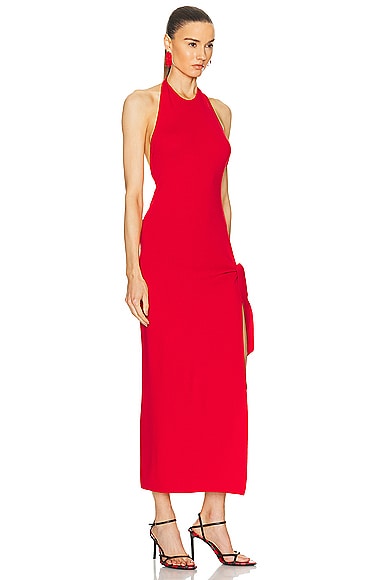 Shop Simon Miller Junjo Knit Dress In Retro Red
