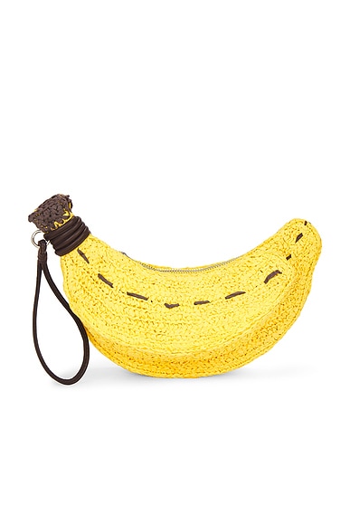 Banana Wristlet Pouch
