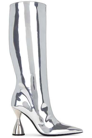 Verner Boot in Metallic Silver