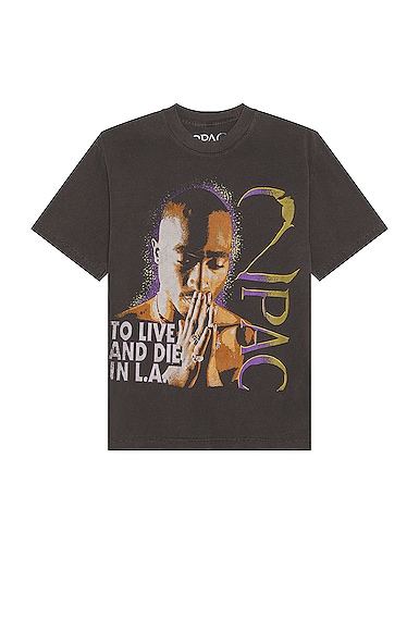 Sixthreeseven 2pac To Live And Die In Washed Black