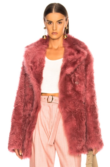 Pippa Shearling Peacoat