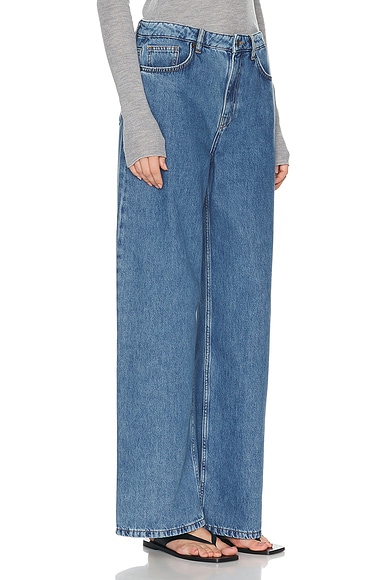 Skall Studio Allison Cropped Straight-leg Jeans In Washed Blue