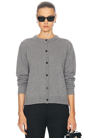 Isabel Marant Heaton Dressy Knit Sweater in Light Grey FWRD