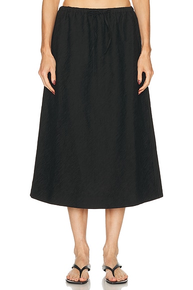 スカート Balenciaga Black Satin Skirt Balenciaga Black Deconstructed Godet Skirt Balenciaga