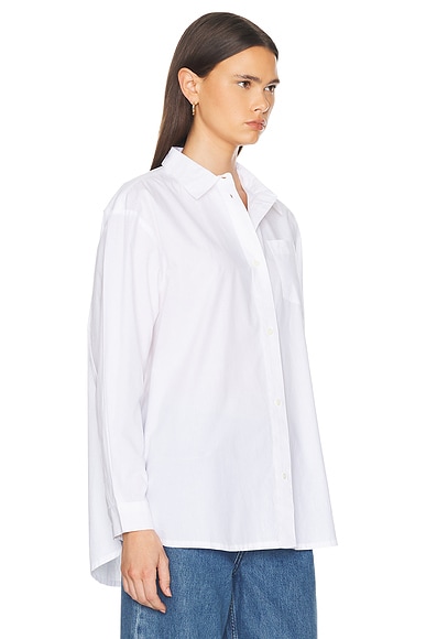 Shop Skall Studio Edgar Shirt In Optic White