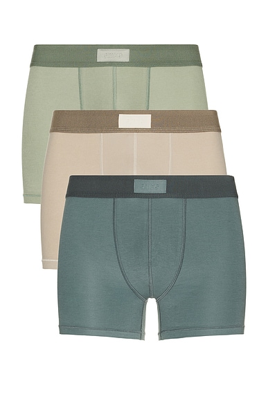 Cotton 3" Boxer Brief 3-pack