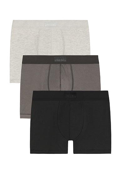 Cotton 3" Boxer Brief 3-Pack