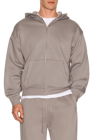 Relaxed Zip Up Hoodie