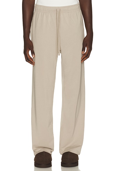 SKIMS Jersey Straight Leg Pant in Linen