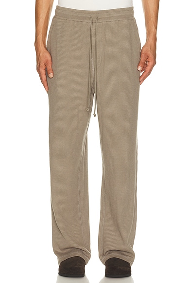 Waffle Straight Leg Pant